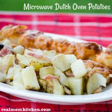 Microwave Dutch Oven Potatoes | realmomkitchen.com