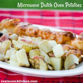 Microwave Dutch Oven Potatoes | realmomkitchen.com