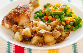 Onion Roasted Potatoes | realmomkitchen.com