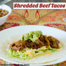 Shredded Beef Tacos | realmomkitchen.com