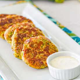 zucchini cakes, like crab cakes
