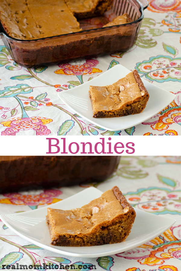 Blondies | realmomkitchen.com
