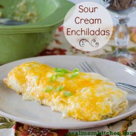 Sour Cream Enchiladas | realmomkitchen.com