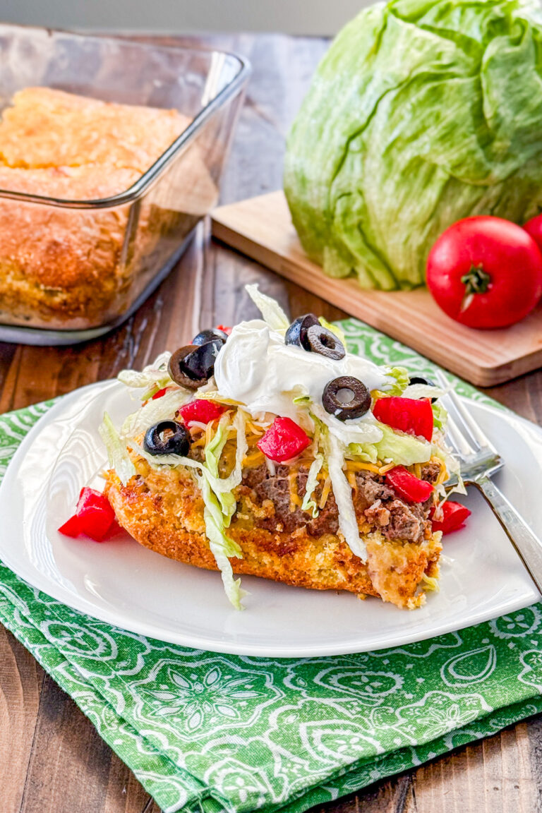 Topsy Turvy Taco Bake