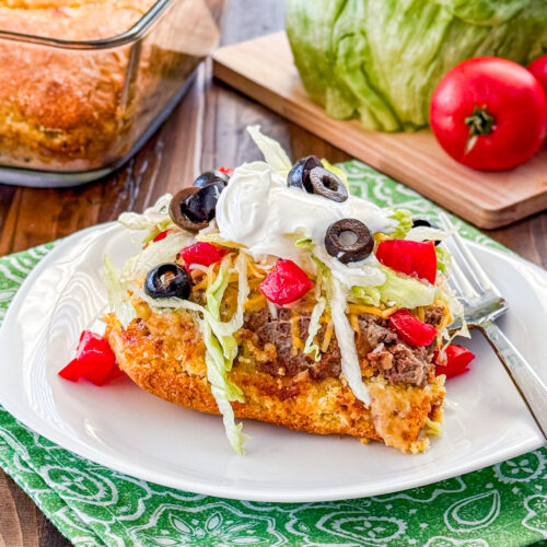 cornbread taco bake