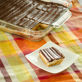 Layered Peanut Butter Bars | realmomkitchen.com