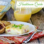 Hashbrown Quiche | realmomkitchen.com