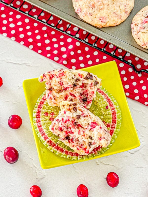 chocolate chip cranberry muffins