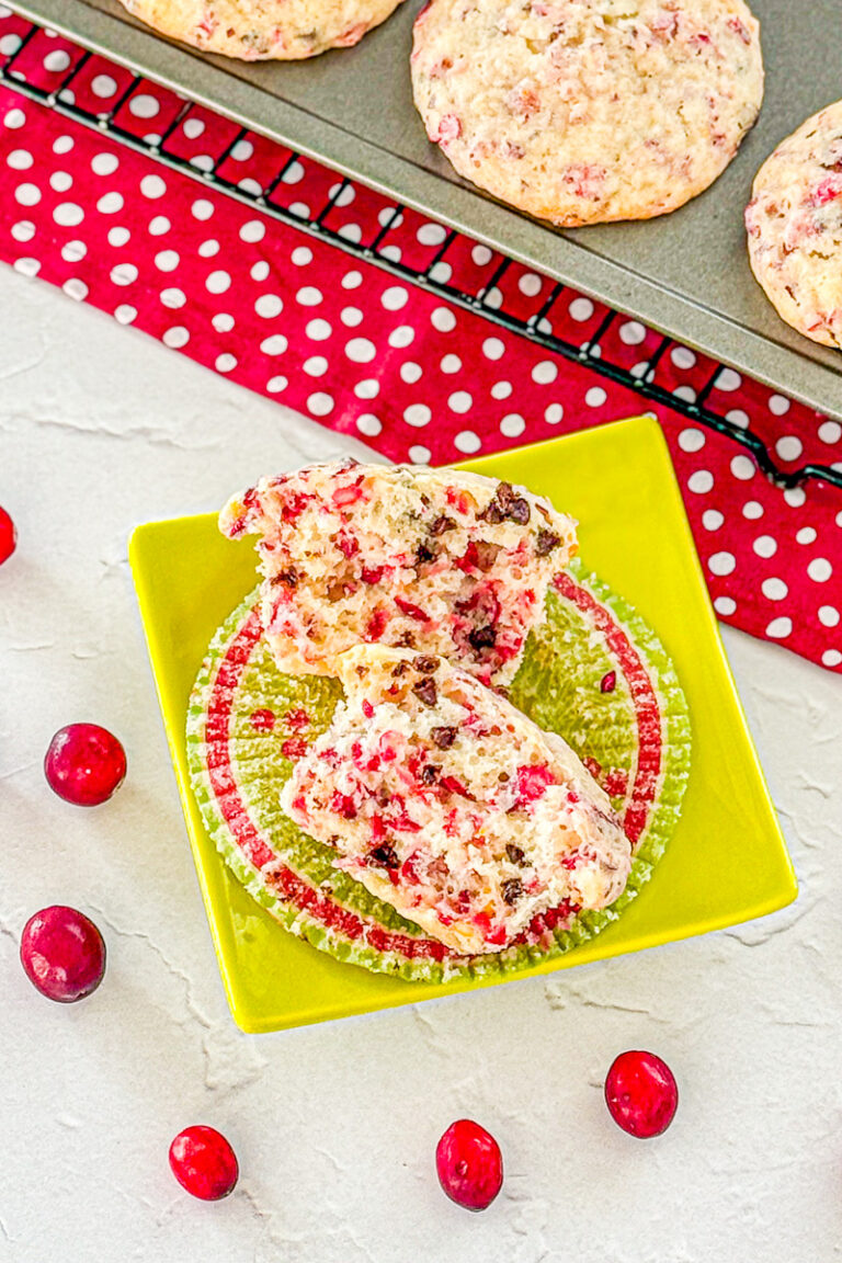 chocolate chip cranberry muffins