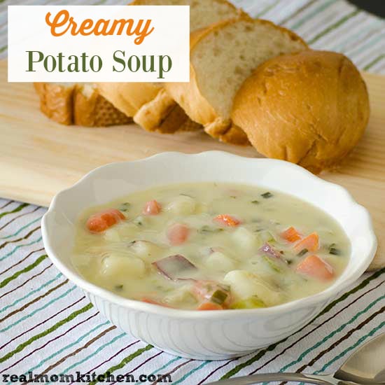 Creamy Potato Soup | realmomkitchen.com