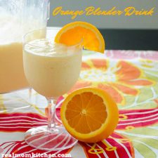 Orange Blender Drink | realmomkitchen.com
