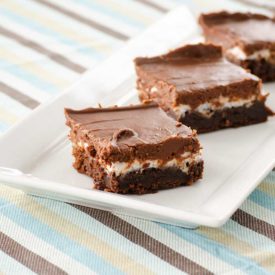 Frosted Chocolate Marshmallow Brownies