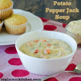 Potato Pepper Jack Soup | realmomkitchen.com