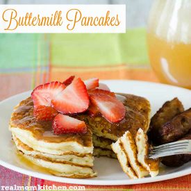Buttermilk Pancakes | realmomkitchen.com