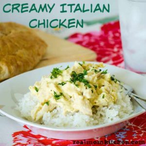 Creamy Italian Chicken | realmomkitchen.com