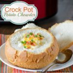 Crock Pot Potato Chowder | realmomkitchen.com