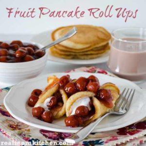 Fruit Pancake Roll Ups | realmomkitchen.com