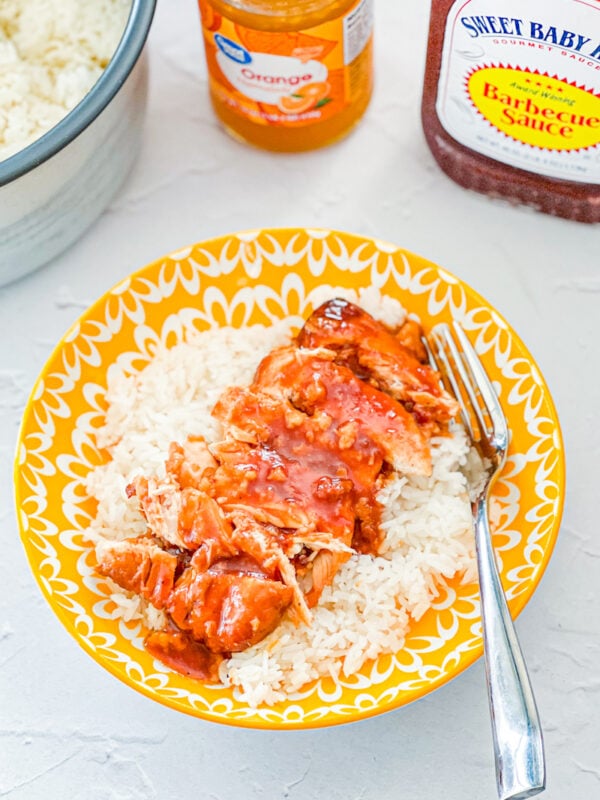 orange chicken made in the slow cooker