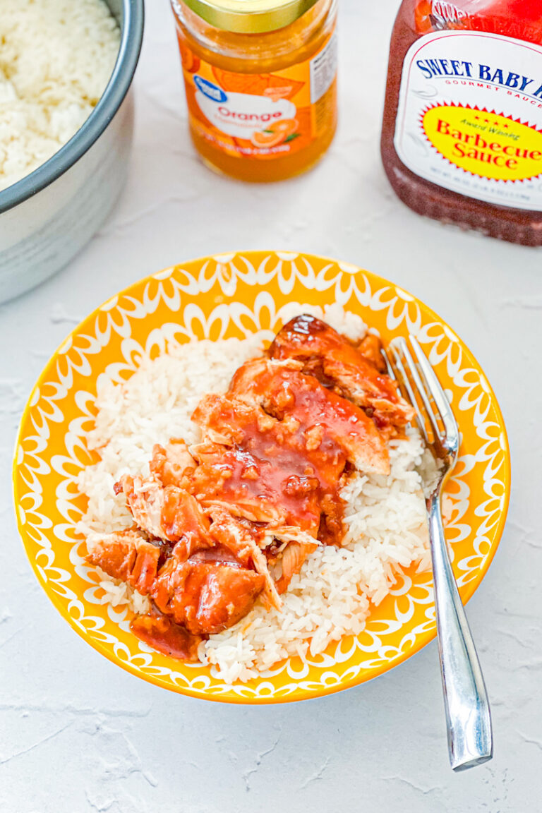 orange chicken made in the slow cooker