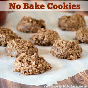 No Bake Cookies | realmomkitchen.com