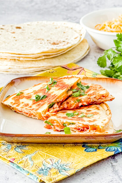 barbecue chicken quesadillas