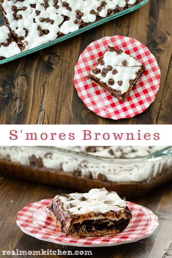 S'mores Brownies | realmomkitchen.com