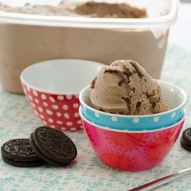 Double Chocolate Crunch Homemade Ice Cream | realmomkitchen.com
