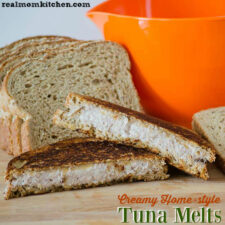 Creamy Home-style Tuna Melts | realmomkitchen.com