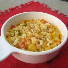 Cheesy Fiesta Pasta Bake | realmomkitchen.com