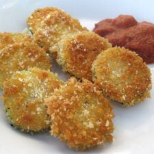 Panko Encrusted Fried Zucchini | realmomkitchen.com