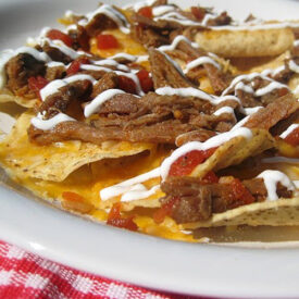 Shredded Beef Nachos | realmomkitchen.com