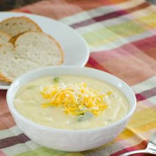 Broccoli Cheese Soup | realmomkitchen.com