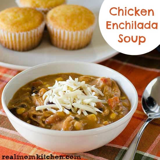 Chicken Enchilada Soup | realmomkitchen.com