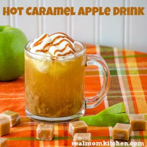 Hot Carmel Apple Drink | realmomkitchen.com