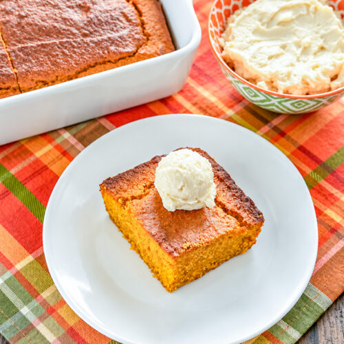 Easy fluffy honey butter served as a spread for breads and rolls
