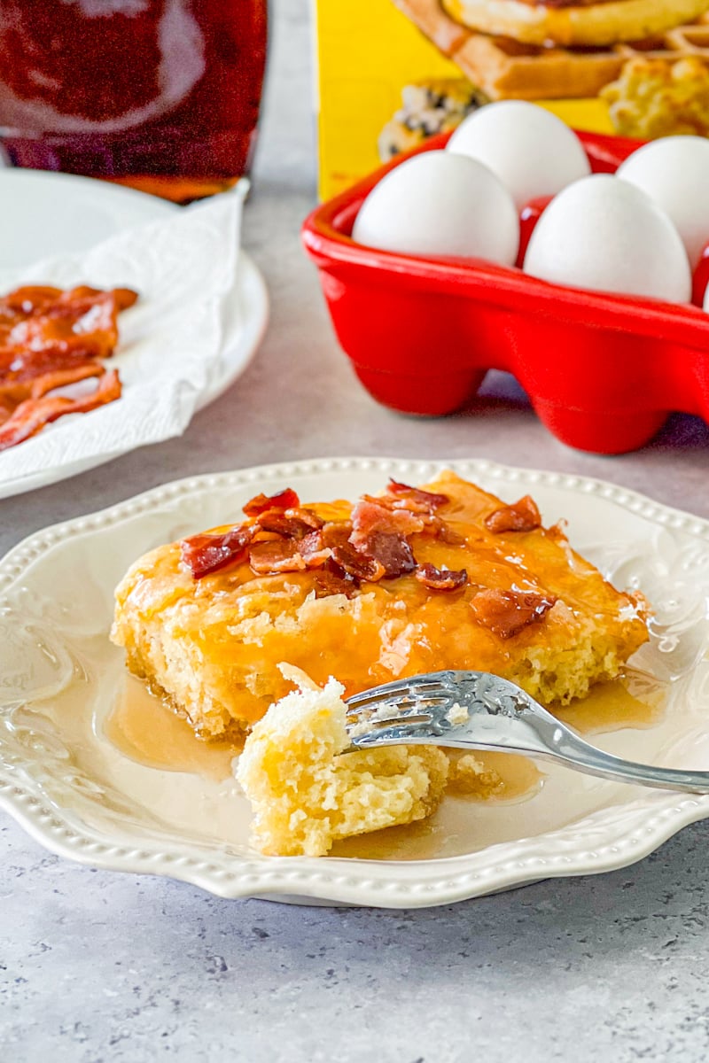Maple-Bacon Oven Pancake