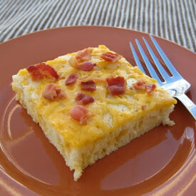 Maple-Bacon Baked Pancake | realmomkitchen.com