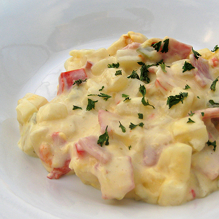 Ham and Cheese Potato Casserole | realmomkitchen.com