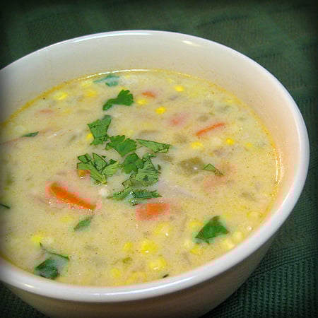 Creamy Mexican Turkey Soup | realmomkitchen.com