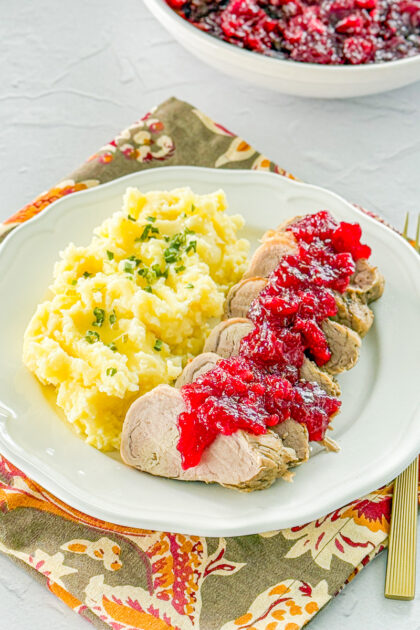 pork tenderloin with cranberry sauce