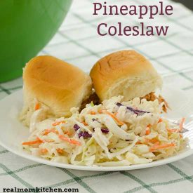 Pineapple Coleslaw | realmomkitchen.com