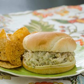 Pulled Chicken Suiza Sammies | realmomkitchen.com
