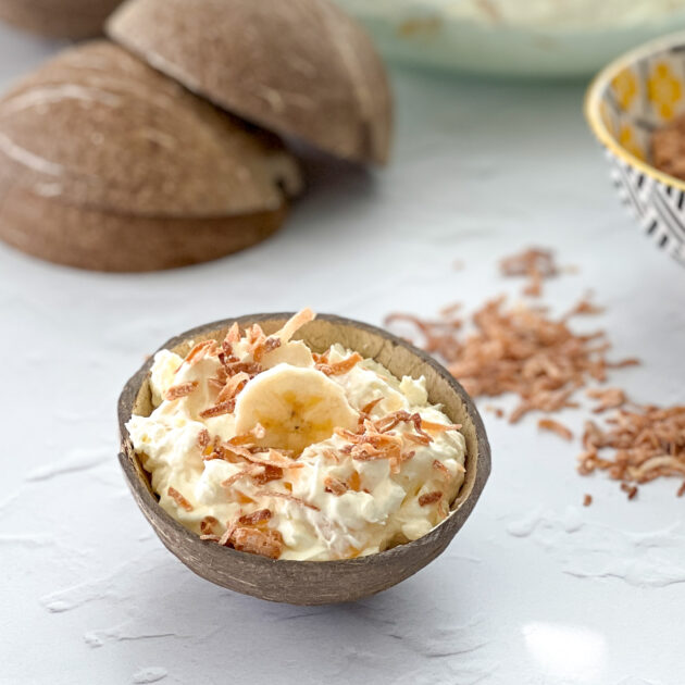 Creamy Pina Colada Salad | realmomkitchen.com