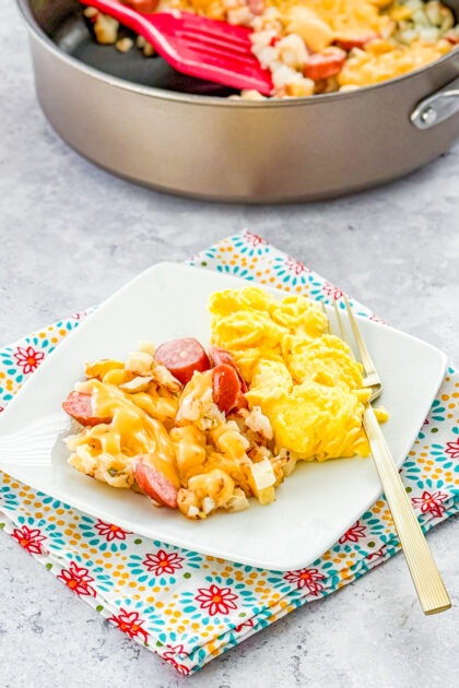 hearty sausage n' hash browns