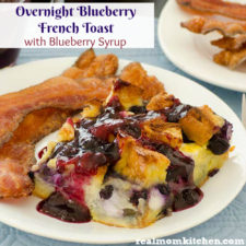 Overnight Blueberry French Toast | realmomkitchen.com