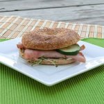 Healthy Bagel Sandwiches | realmomkitchen.com