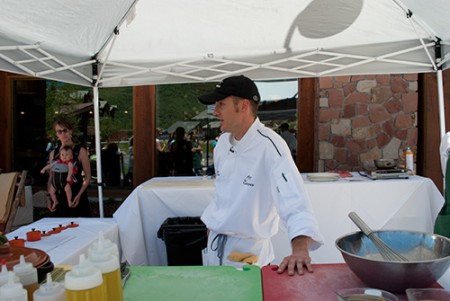 Chef for the cooking class