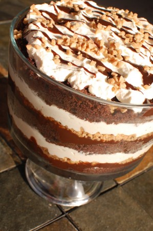 Saturday Chicken and Chocolate Trifle | realmomkitchen.com