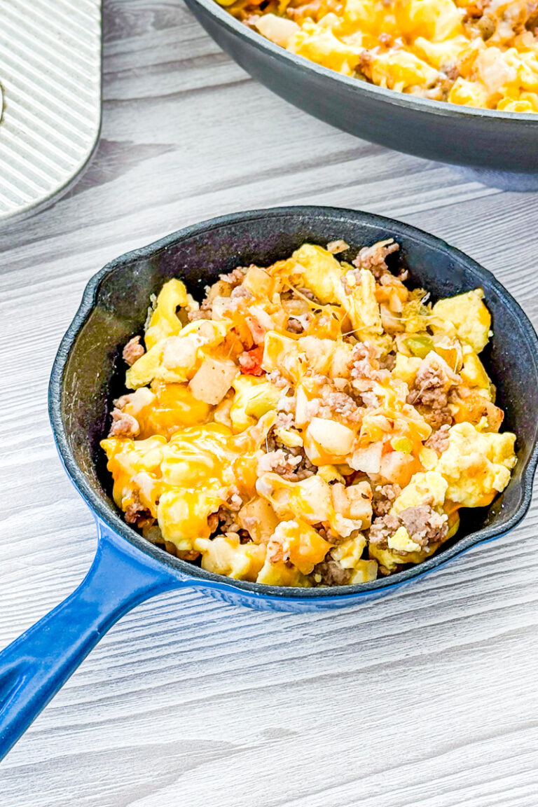 sausage skillet scramble