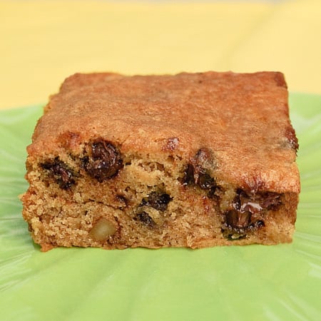 Banana-Chocolate-Chip-Blondie